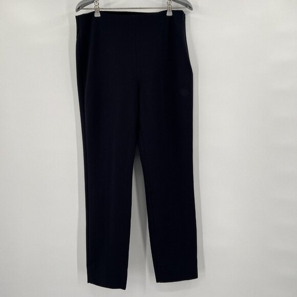 Quince Navy Blue Ponte Pants - Pintuck Ankle - XS - Extra Small - NWT - Picture 1 of 5